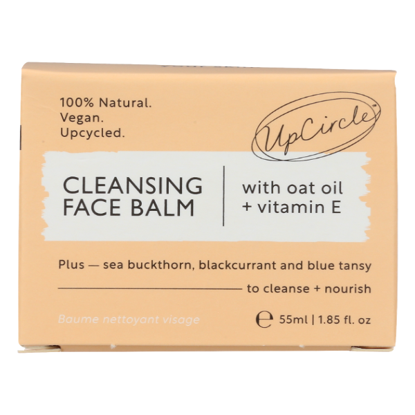 slide 1 of 1, UpCircle Cleansing Face Balm Oat Oil With Vitamin E, 1.9 fl oz