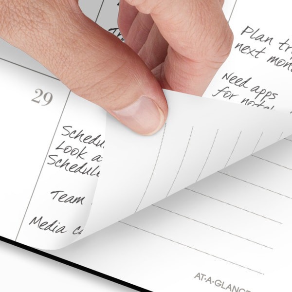 slide 6 of 10, AT-A-GLANCE® Signature Lite 2026 Weekly Monthly Planner, Black, Small, 5 1/2"" x 8 1/2"", 1 ct