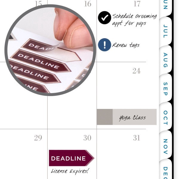 slide 8 of 10, AT-A-GLANCE® Signature Lite 2026 Weekly Monthly Planner, Black, Small, 5 1/2"" x 8 1/2"", 1 ct