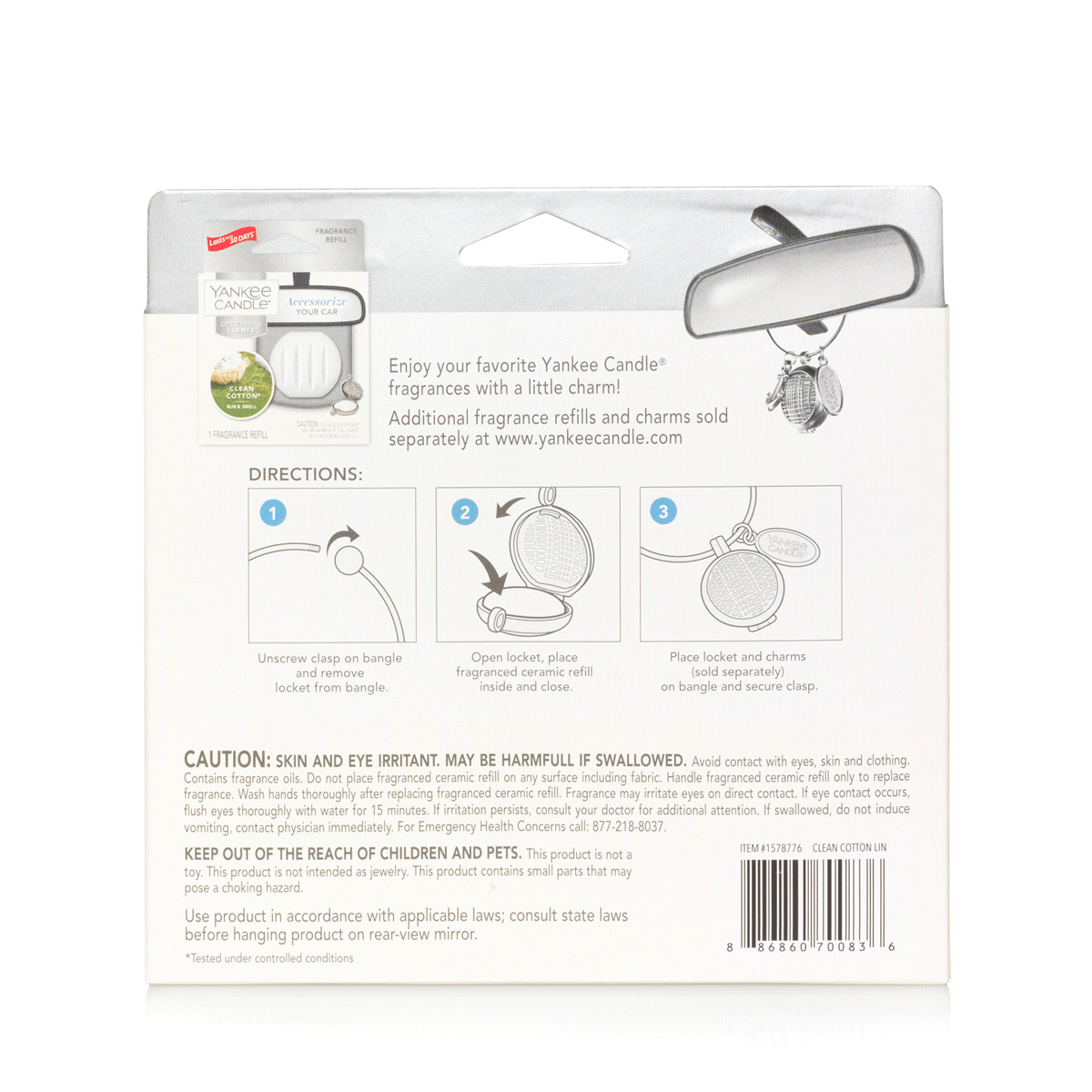 slide 2 of 2, Yankee Candle Charming Scents Starter Kit Clean Cotton, 1 ct