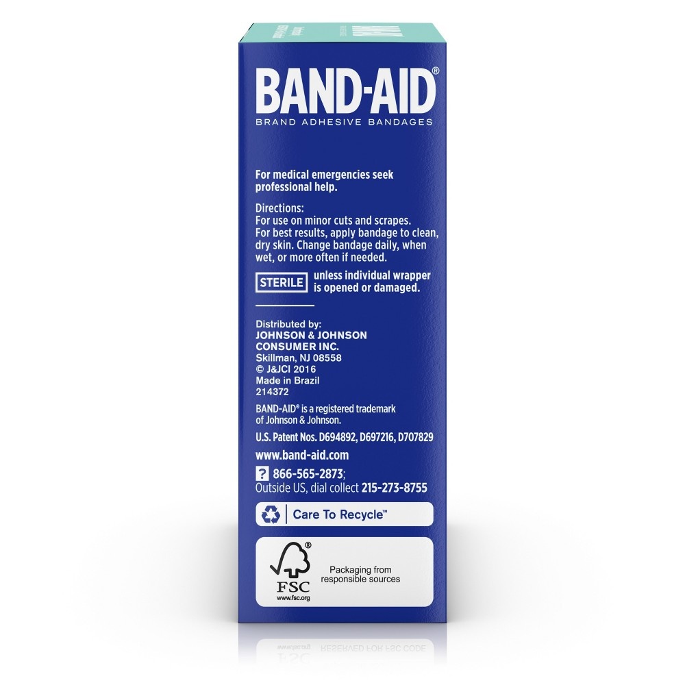 slide 5 of 8, BAND-AID Bandaid Flexible Fabric Adhesive Bandages, 30 ct