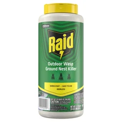 Raid Outdoor Ground Wasp Dust 24 oz