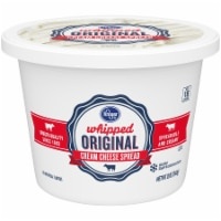 slide 1 of 3, Kroger Original Whipped Cream Cheese Spread, 12 oz