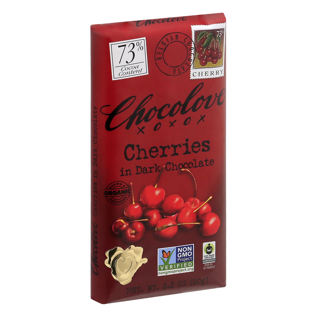 slide 7 of 13, Chocolove 73% Cocoa Cherries Dark Chocolate 3.2 oz, 3.2 oz