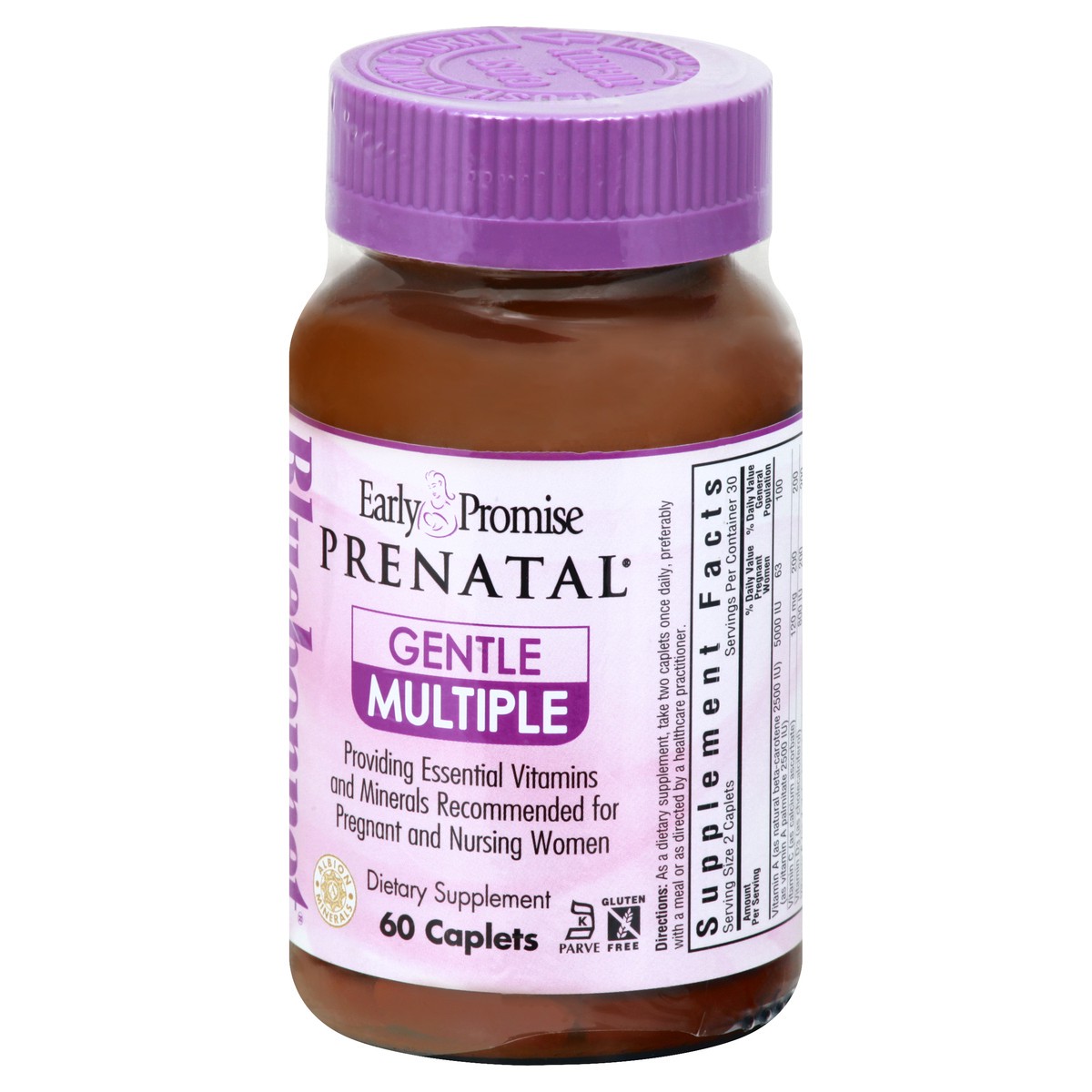 slide 3 of 12, Bluebonnet Nutrition Early Promise Gentle Multiple Caplets Prenatal 60 ea, 60 ct