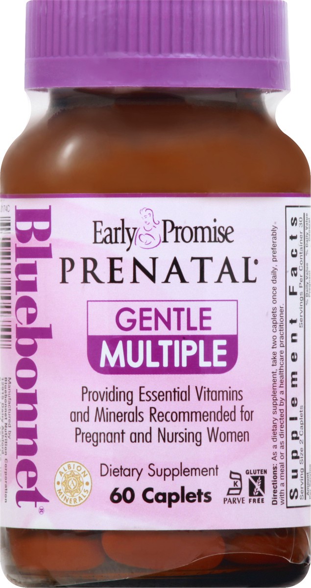 slide 8 of 12, Bluebonnet Nutrition Early Promise Gentle Multiple Caplets Prenatal 60 ea, 60 ct