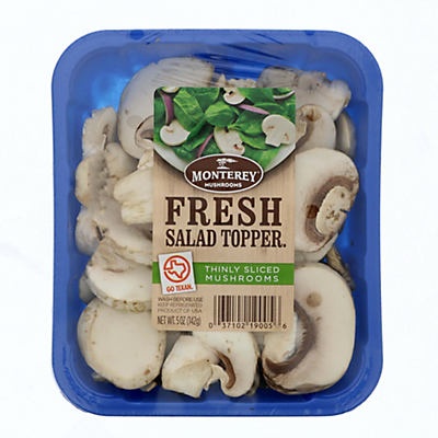 slide 1 of 1, Monterey Fresh Salad Topper Sliced Mushrooms, 5 oz