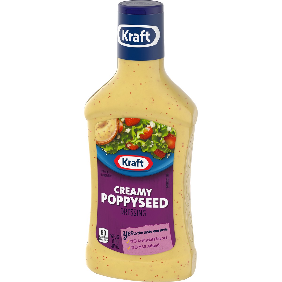 slide 9 of 9, Kraft Creamy Poppyseed Salad Dressing, 16 fl oz Bottle, 16 fl oz