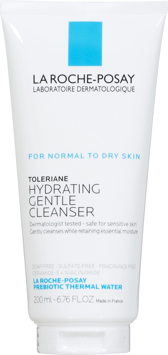 slide 4 of 9, La Roche-Posay Hydrating Gentle Cleanser 6.76 fl oz, 6.7 oz