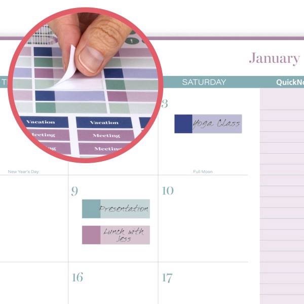 slide 7 of 9, Cambridge® Neo 2026 Weekly Monthly Planner, Large, 8 1/2"" x 11"", 1 ct