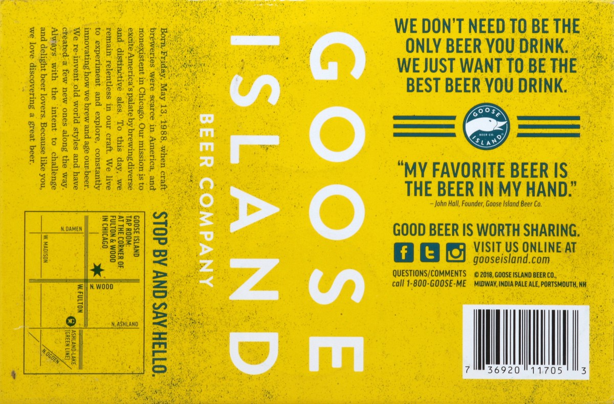 slide 4 of 8, Goose Island Beer Co. Beer 6 ea, 6 ct