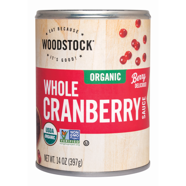 slide 1 of 1, Woodstock Cranberry Sauce 14 oz, 14 oz