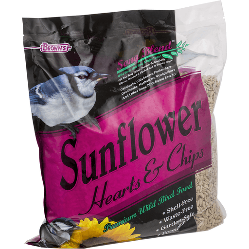 slide 1 of 1, Brown's Song Blend Sunflower Hearts & Chips Bird Seed, 3 lb