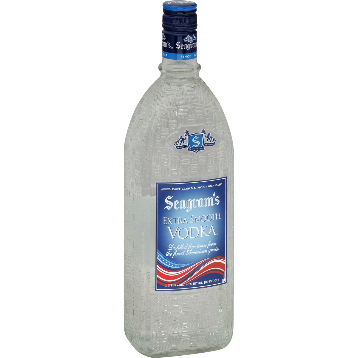 slide 6 of 8, Seagram's Vodka Seagram's Extra Smooth Vodka, 1 liter