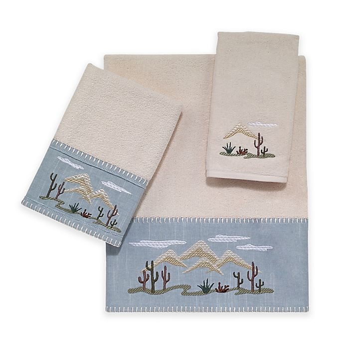 slide 1 of 1, Avanti Cactus Landscape Fingertip Towel, 1 ct