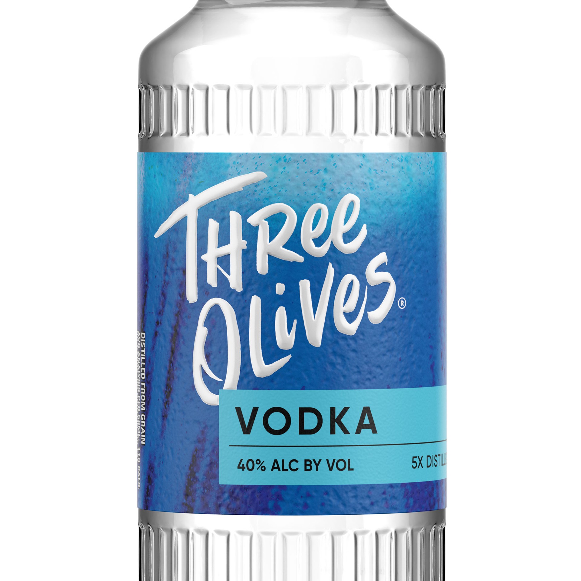 slide 7 of 7, Three Olives Vodka Original 80 Proof (50 ml), 50 ml
