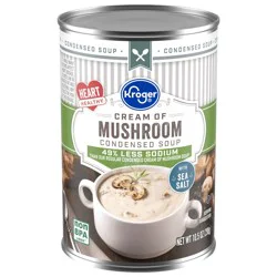 Kroger 49% Less Sodium Cream of Mushroom Condensed Soup