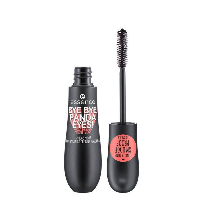 slide 1 of 5, essence Bye Bye Panda Eyes! Smudge-Proof Volumizing & Defining Mascara - 01 - 0.54 fl oz, 0.54 oz
