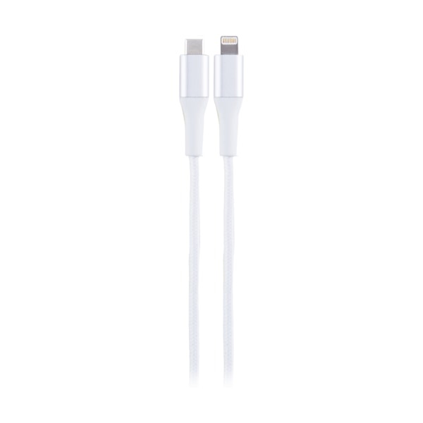 slide 1 of 3, Ativa Atvia Usb Type-C To Lightning Cable, 6', White, 45848, 1 ct