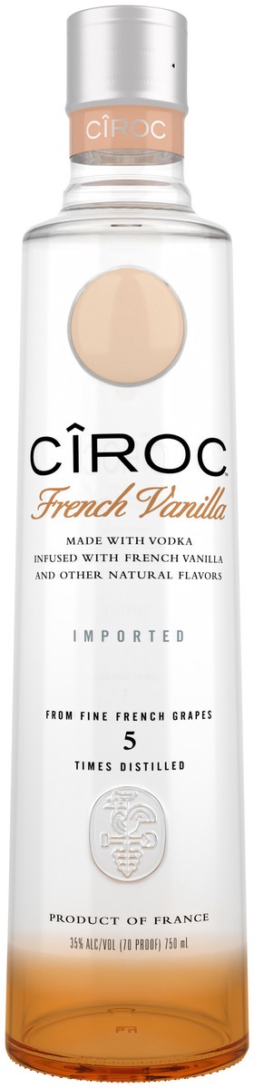 slide 1 of 7, Ciroc French Vanilla, 750 ml