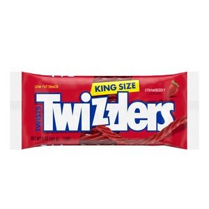 slide 1 of 1, Twizzlers King Size Strawberry Twists Candy, 5 Oz, 5 oz