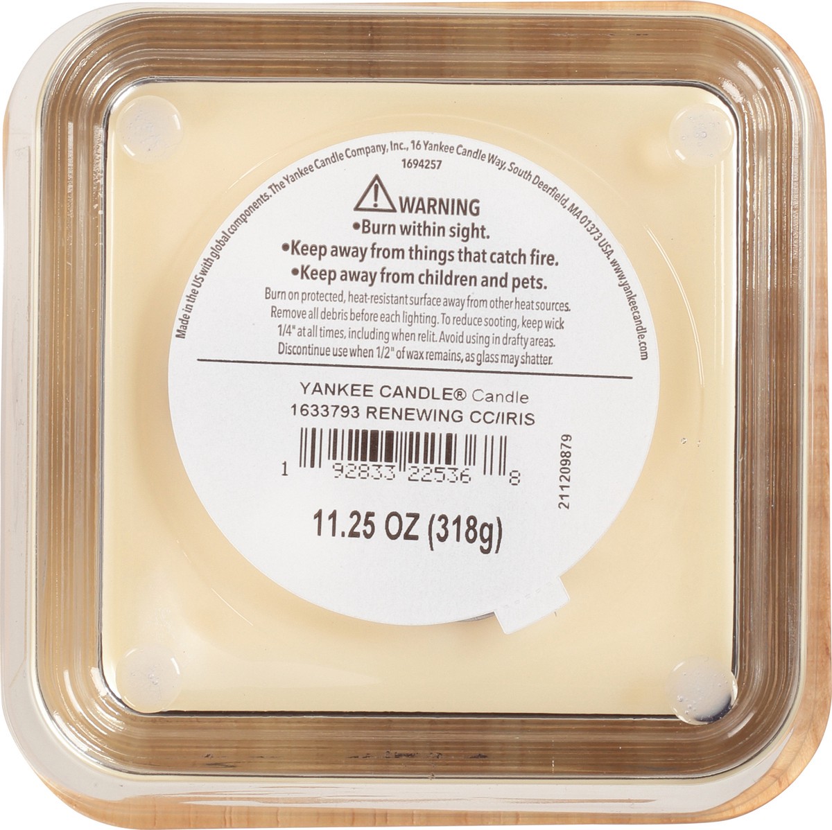 slide 4 of 9, Yankee Candle Renewing Coconut & Iris Candle 1 ea, 1 ct