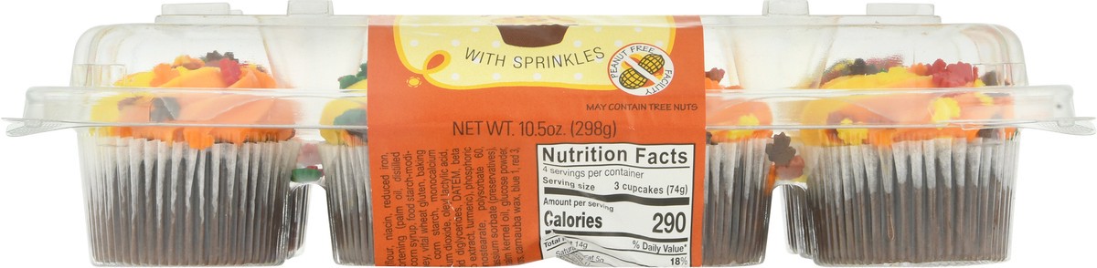 slide 2 of 13, LaBree's Bakery Harvest 12Ct Mini Chocolate Cupcakes, 10.5 oz