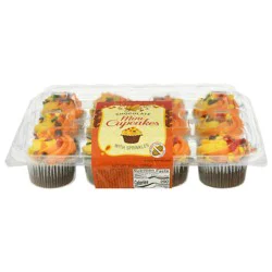 LaBree's Bakery Harvest 12Ct Mini Chocolate Cupcakes