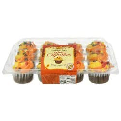 LaBree's Bakery Harvest 12Ct Mini Chocolate Cupcakes
