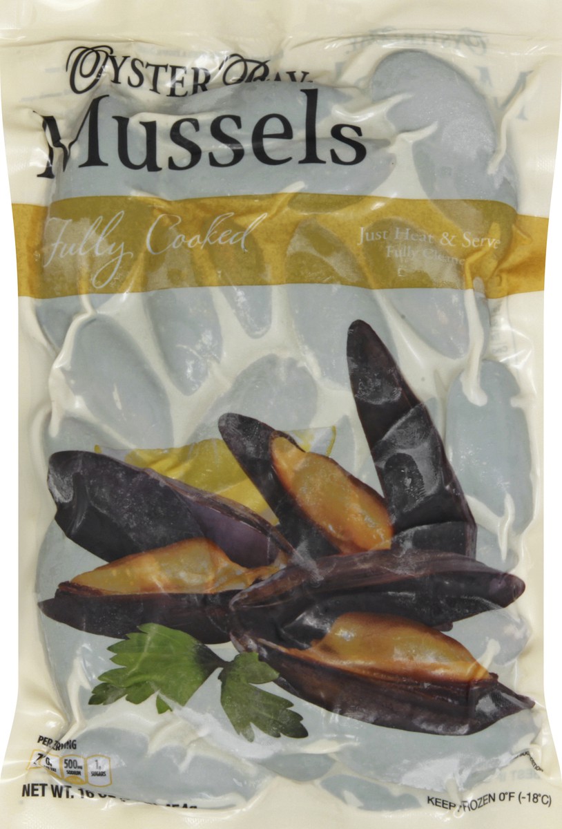 slide 1 of 13, Oyster Bay Fully Cooked Mussels 16 oz, 16 oz