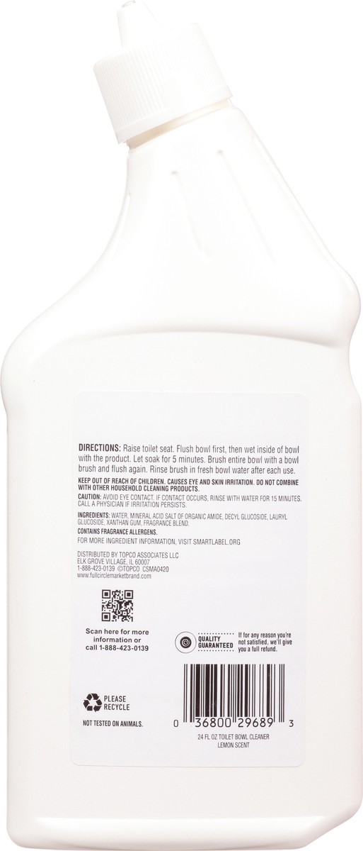 slide 8 of 13, Full Circle Market Lemon Scent Toilet Bowl Cleaner 24 fl oz, 24 fl oz