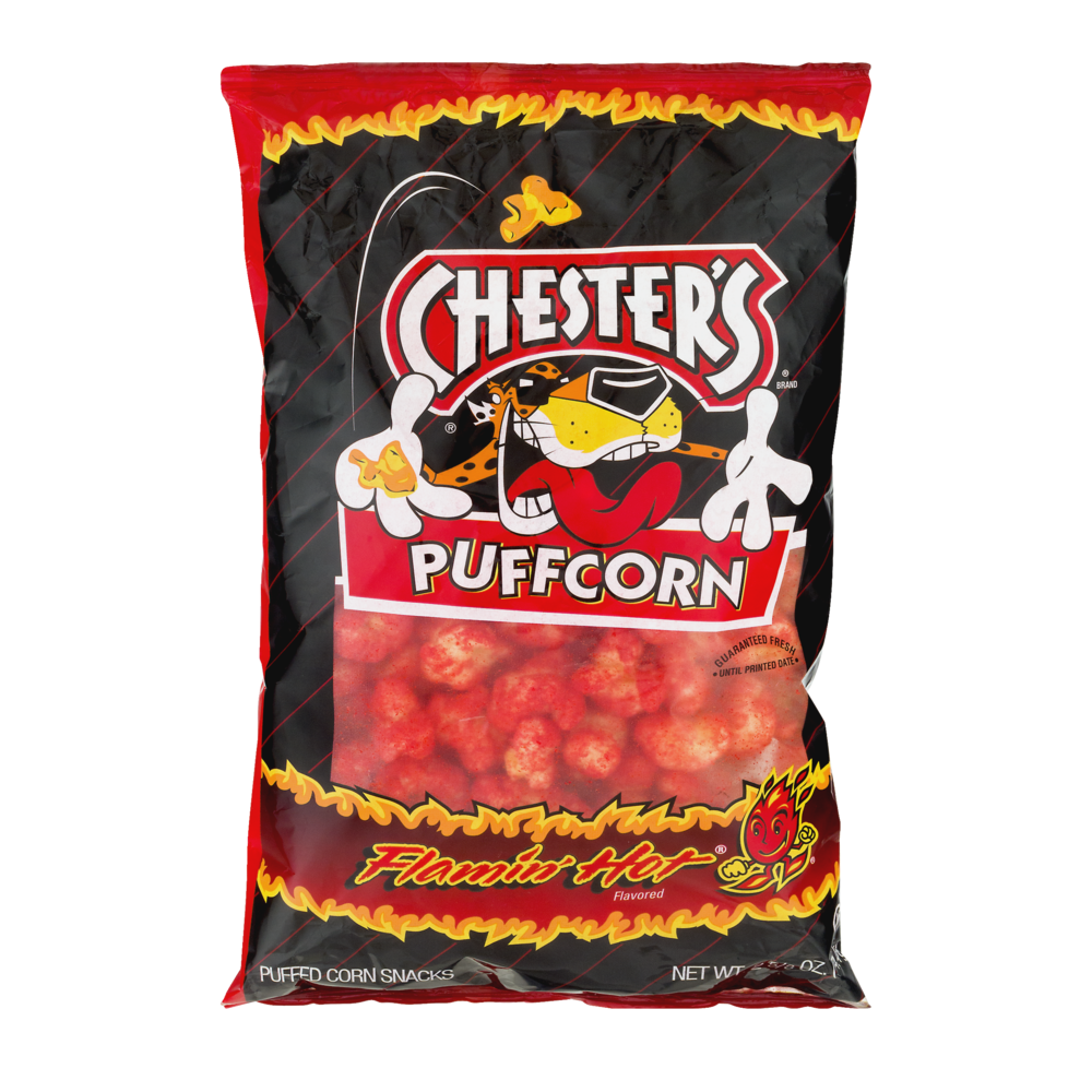 slide 1 of 1, Chester's Puffcorn Flamin Hot, 1 ct