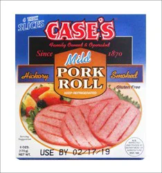 Case's Case Pork Roll C/Pork Mild Pork Roll