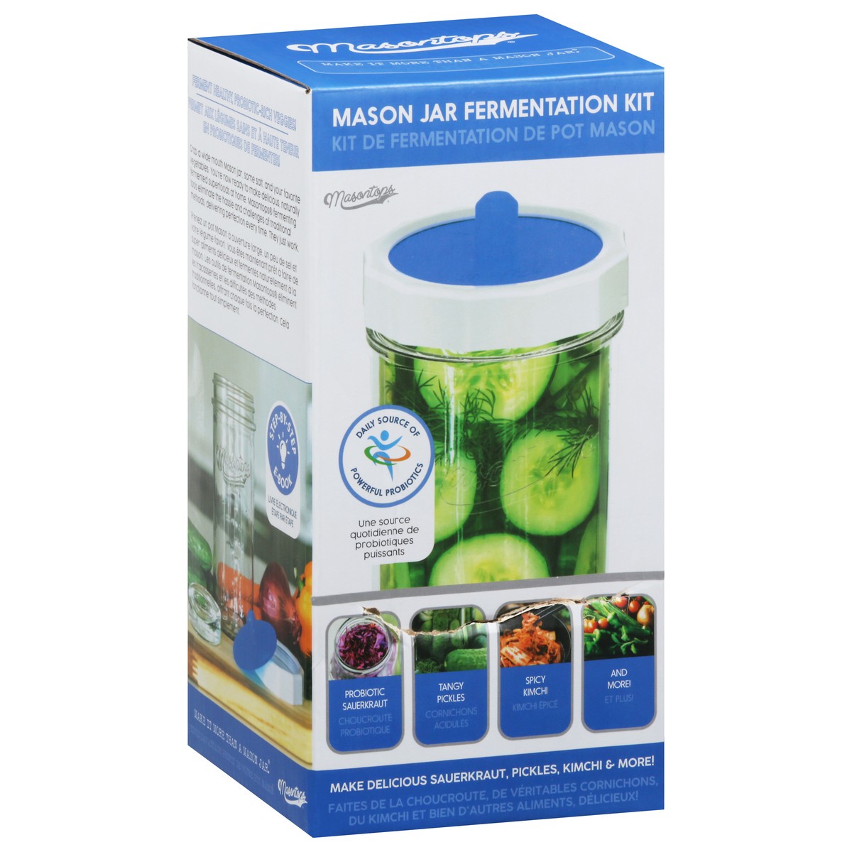 slide 6 of 9, Masontops Mason Jar Fermentation Kit 1 ea, 1 ct