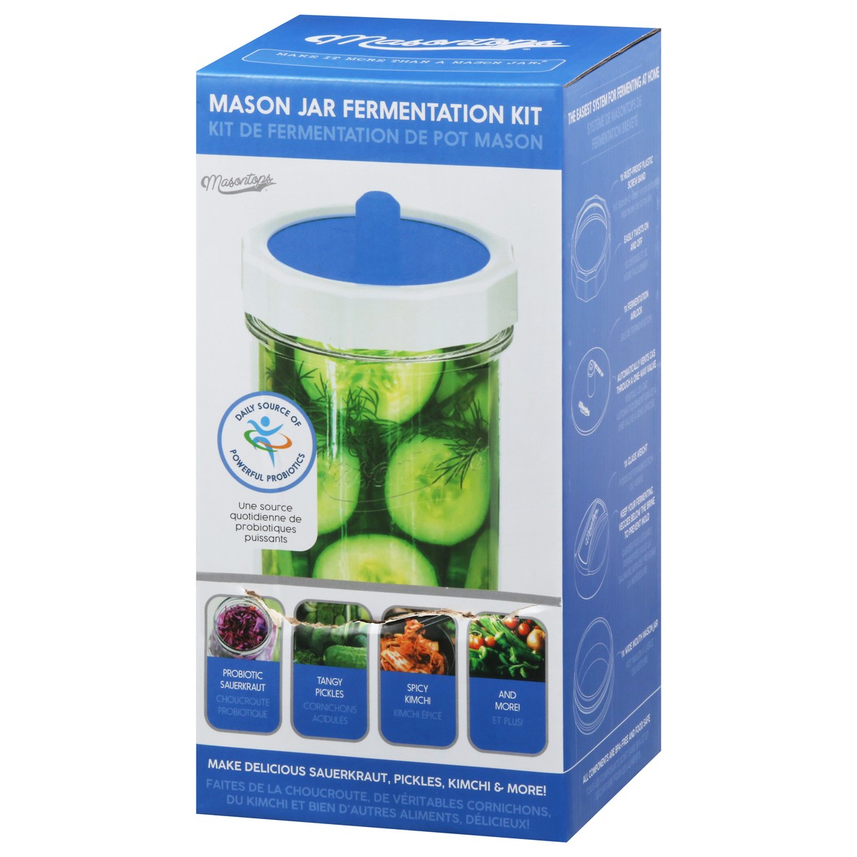 slide 4 of 9, Masontops Mason Jar Fermentation Kit 1 ea, 1 ct
