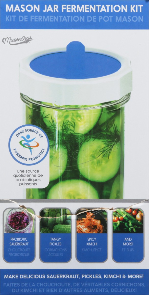 slide 8 of 9, Masontops Mason Jar Fermentation Kit 1 ea, 1 ct