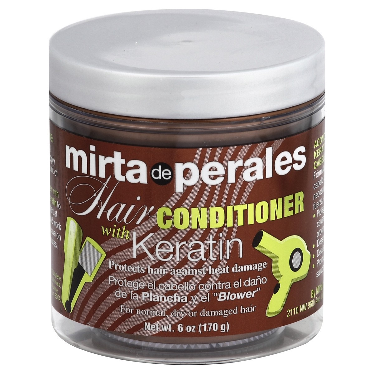 slide 4 of 5, Mirta De Perales Keratin Hair Conditioner, 6 oz