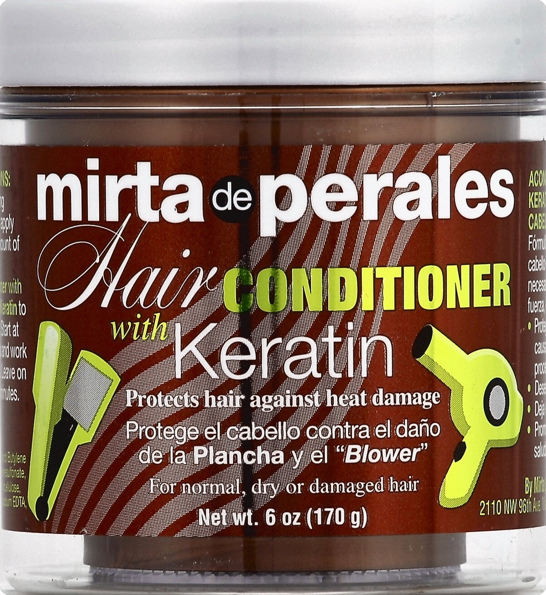 slide 1 of 5, Mirta De Perales Keratin Hair Conditioner, 6 oz