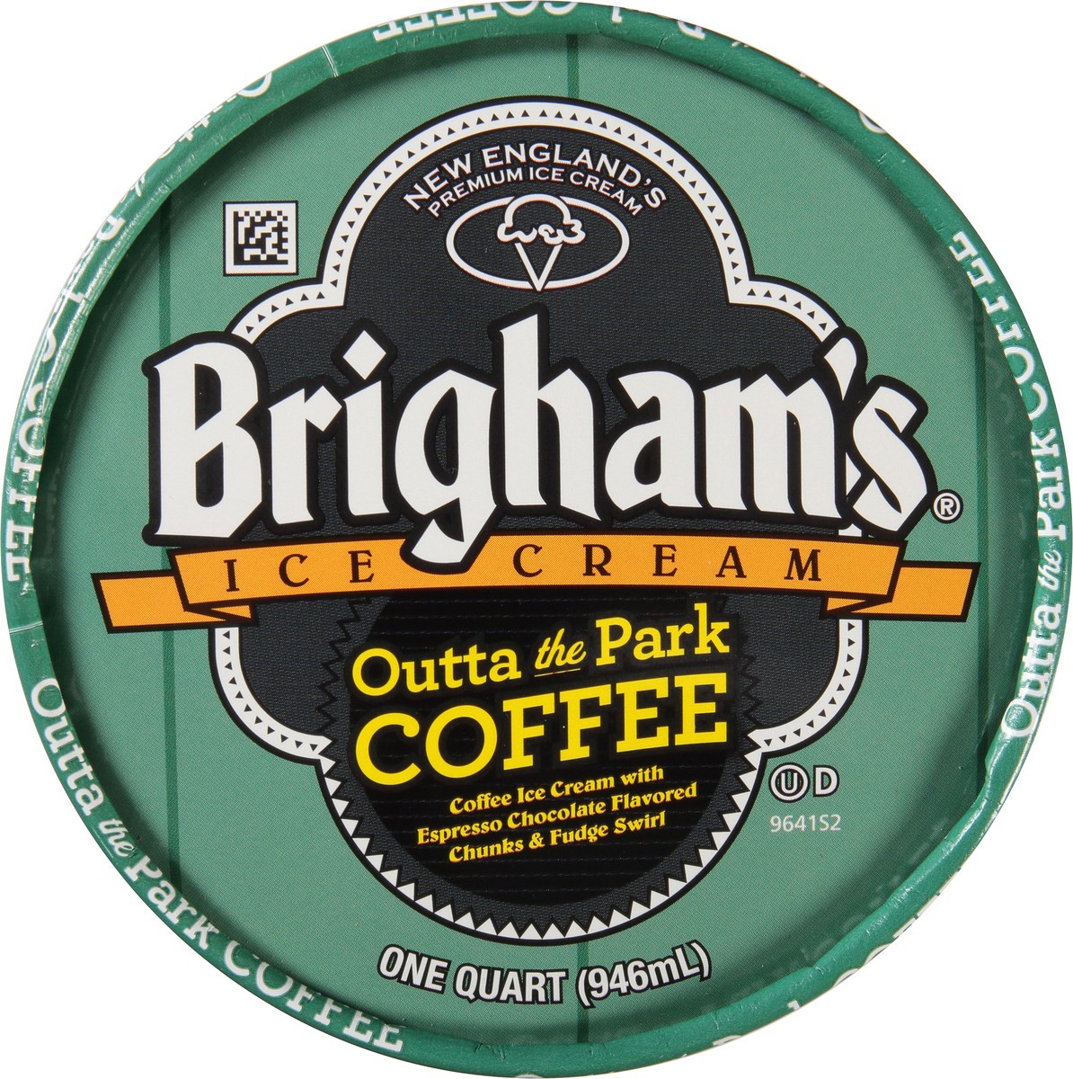 slide 5 of 8, Brigham's Outta the Park Coffee Ice Cream, 1 Quart, 1 qt