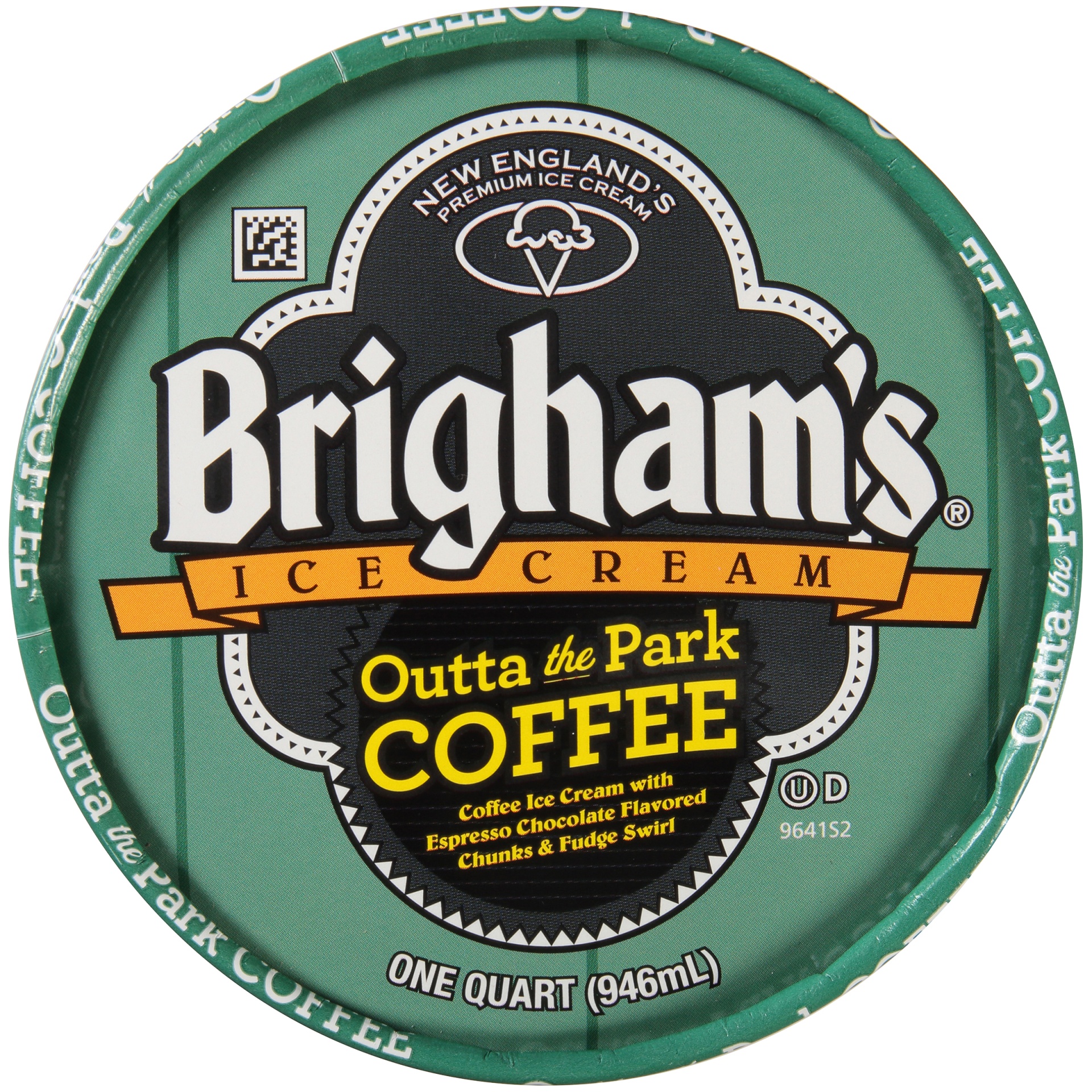 slide 6 of 7, Brigham's Outta the Park Coffee Ice Cream, 1 qt