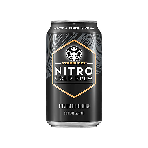 slide 1 of 1, Starbucks Nitro Cold Brew Black Unsweetened - 9.6 oz, 9.6 oz