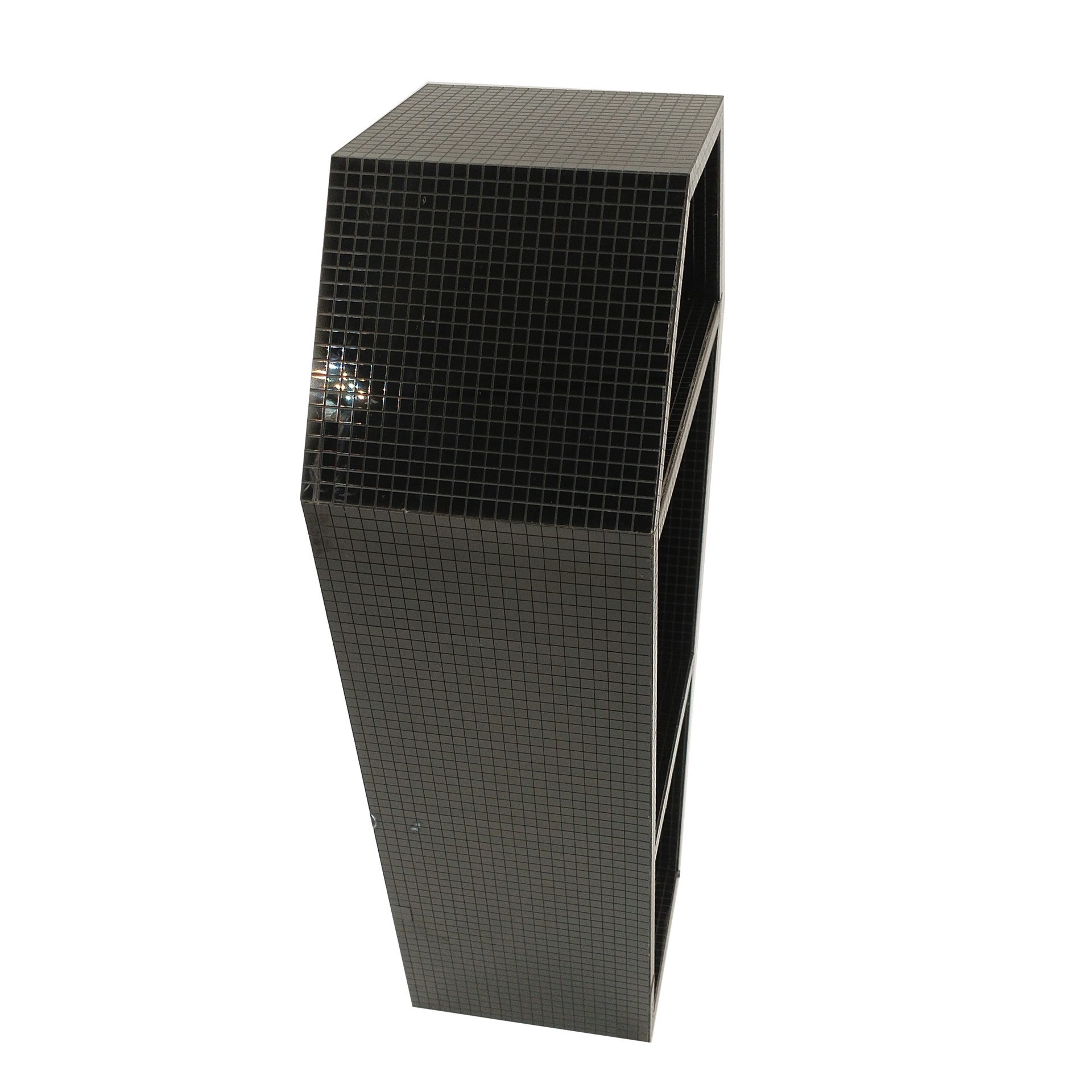 slide 2 of 3, 16" Black Disco Coffin Tabletop Shelf By Ashland, 16 in