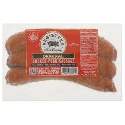 Registers Meat Company Smoked Original Pork Sausage 14 oz