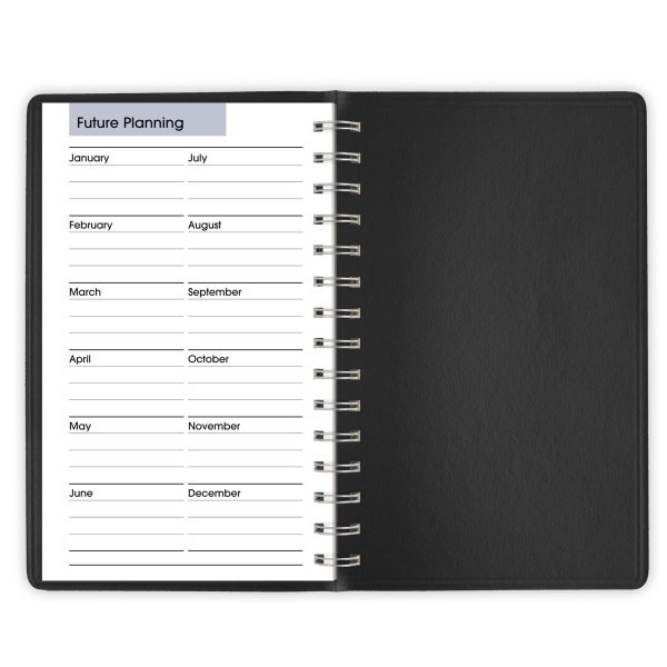 slide 4 of 7, AT-A-GLANCE® DayMinder® 2026 Daily Appointment Book Planner, Black, Small, 5"" x 8"", 1 ct