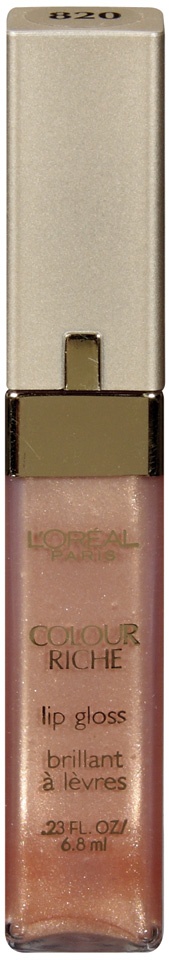 slide 1 of 1, L'Oréal Colour Riche Lip Gloss Soft Brown, 1 ct
