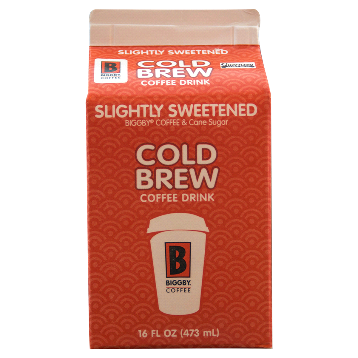 slide 4 of 4, Biggby Cold Brew Sweetened Coffee Drink, 16 oz