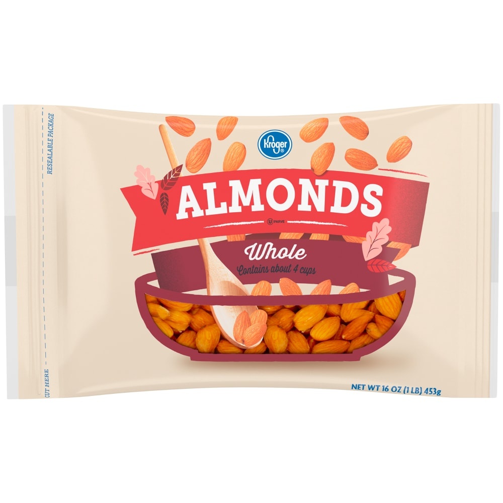 slide 1 of 1, Kroger Almond Baking Nuts, 16 oz