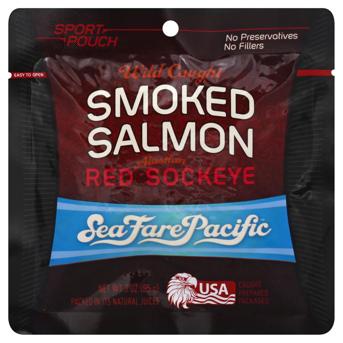 slide 2 of 3, Sea Fare Pacific Smoked Salmon 3 oz, 3 oz