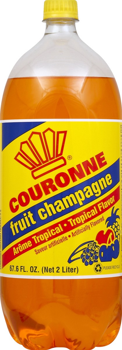 slide 1 of 1, Couronne - Fruit Champagne Soda - 2 liter, 67.6 oz