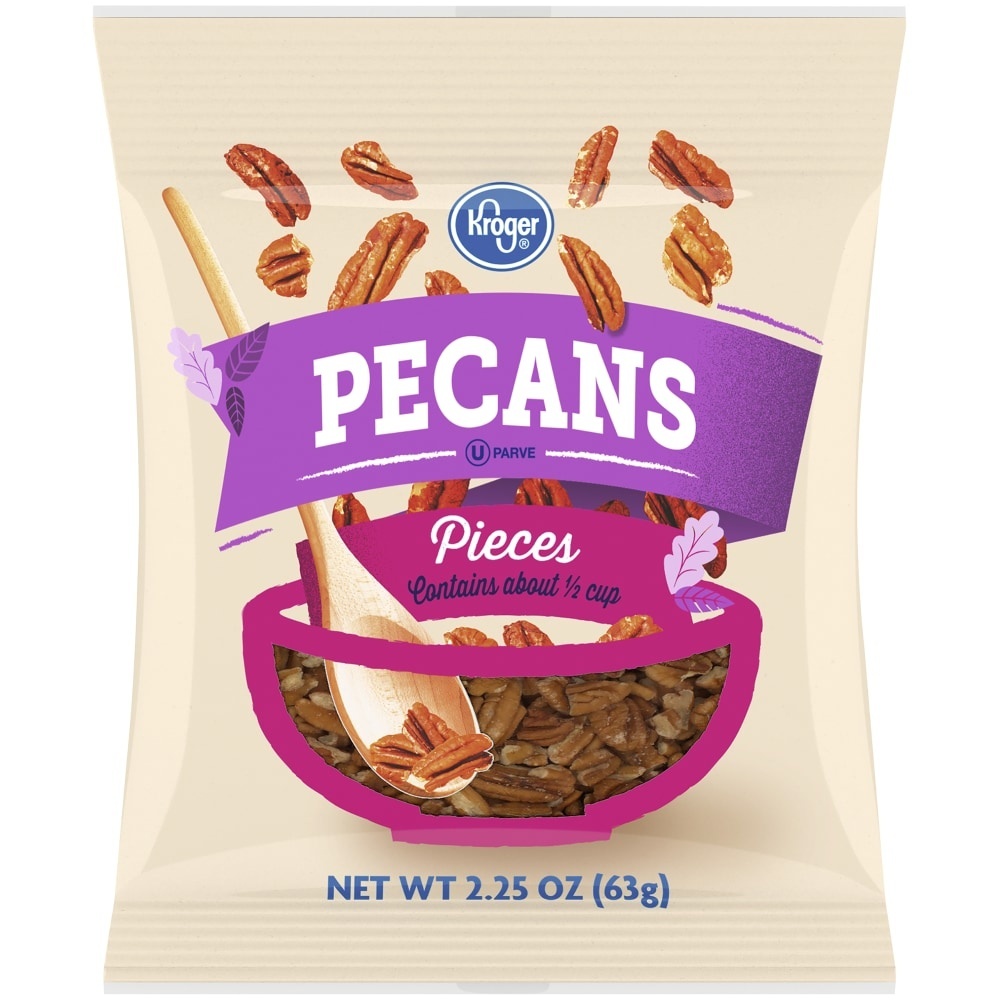 slide 1 of 1, Kroger Pecan Pieces, 2.25 oz